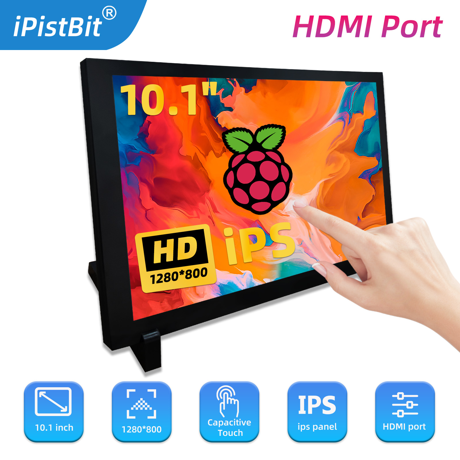 10. 1-calowy wyświetlacz pojem – Raspberry Pi 10.1 Inch Capacitive Touch Screen Ips recenzja i cena